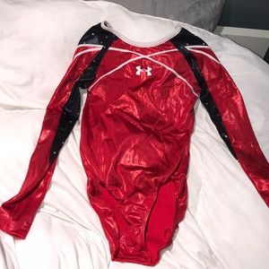 Long sleeve Under Armour competition leo / leotard